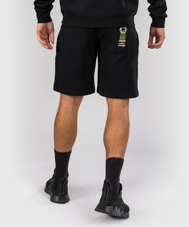 Calções Venum x Bud Racing – Preto/Branco/Verde-limão