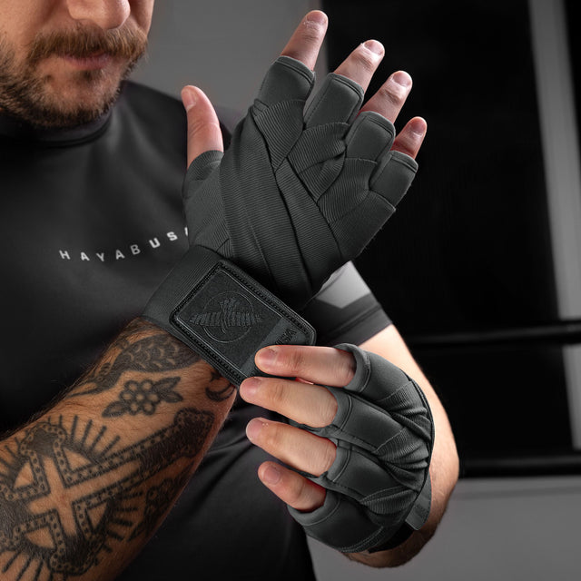Bandaje de box Hayabusa Knuckle Guard – Gri