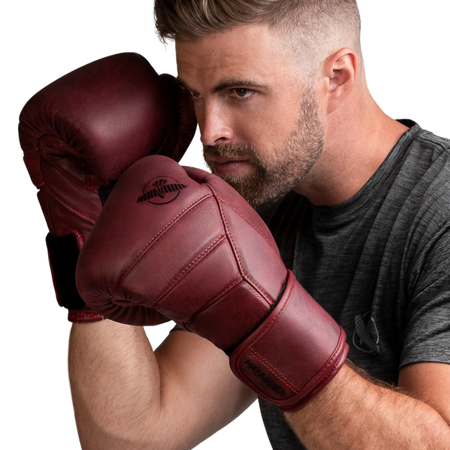 Luvas de boxe Hayabusa T3 LX – Vermelho Bordô