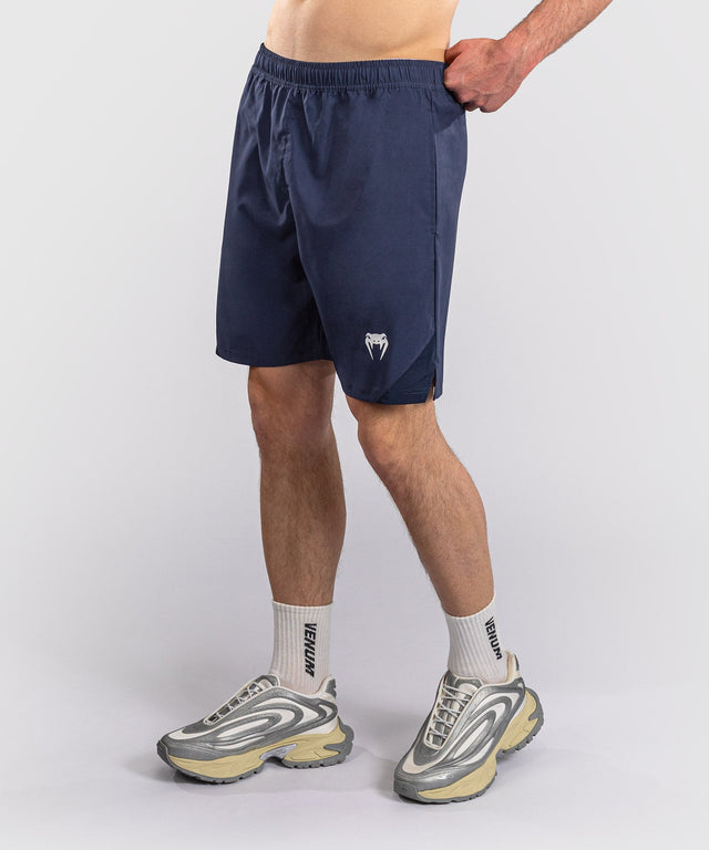 Shorts d'entraînement Venum Contender – Bleu marine/Blanc