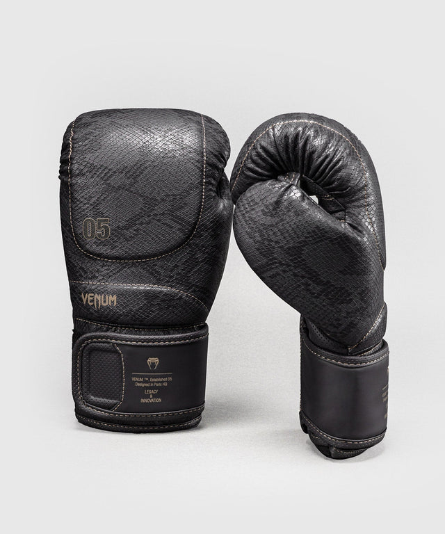 Guantes de boxeo Venum Impact Evo Scales – Gris oscuro