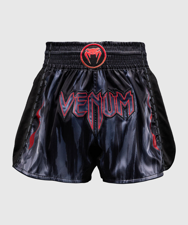 Shorts de Muay Thai Venum Demon – Noir/Gris