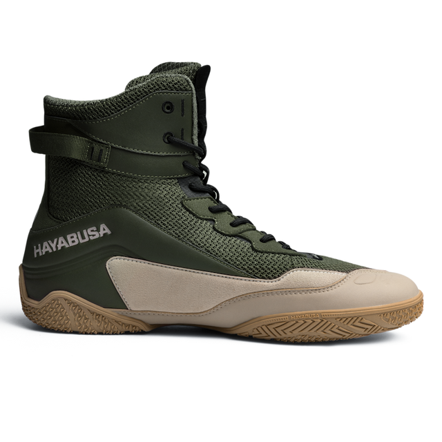 Botas de boxeo Hayabusa Talon – Caqui Verde/Beige