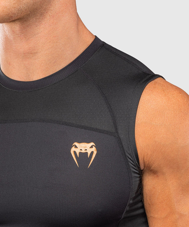 Venum Rashguard G-Fit Revolution Mouwloos - Zwart/Koper