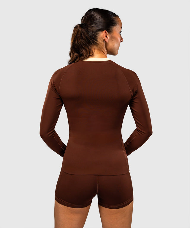 Venum Viper Rashguard långärmad för damer - Brun