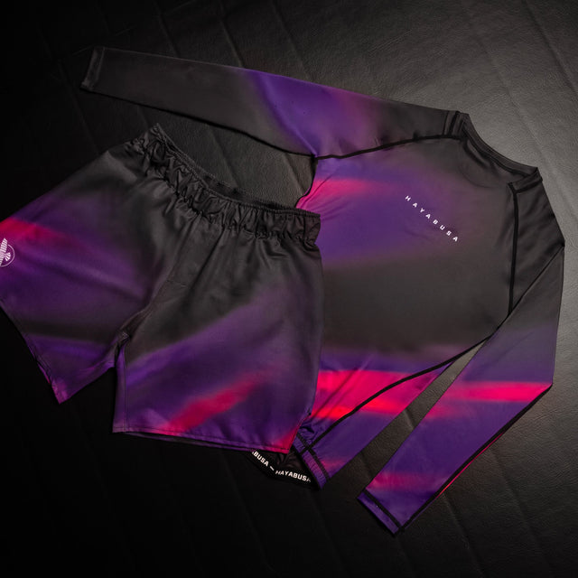 Rashguard Hayabusa Apex Nova Maniche Lunghe – Viola Ultravioletto