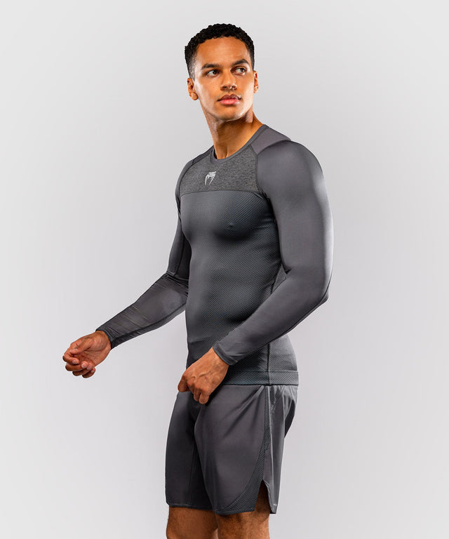 Venum Rashguard G-Fit Scale Lange Mouwen - Grijs