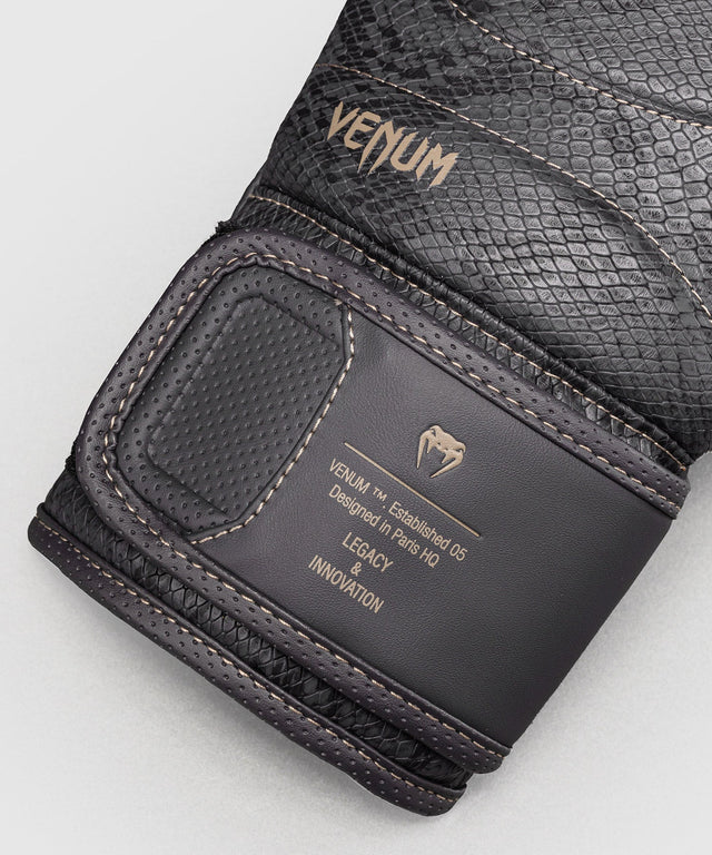 Guantes de boxeo Venum Impact Evo Scales – Gris oscuro