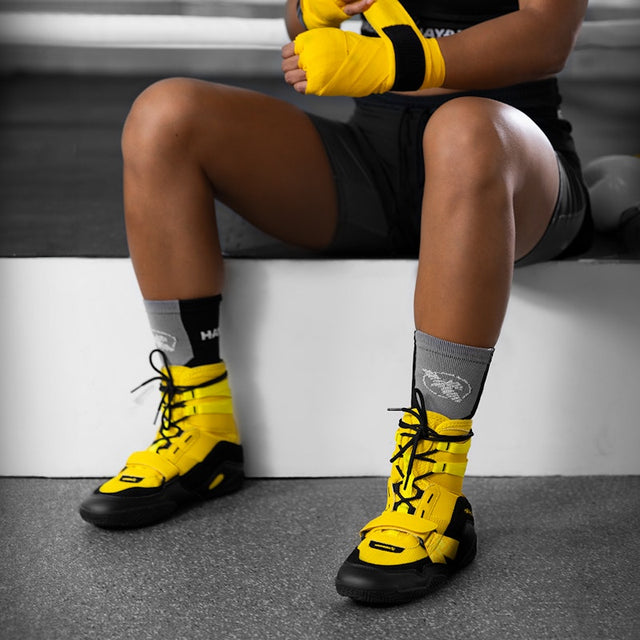 Hayabusa Boxningsskor Strike – Gul/Svart