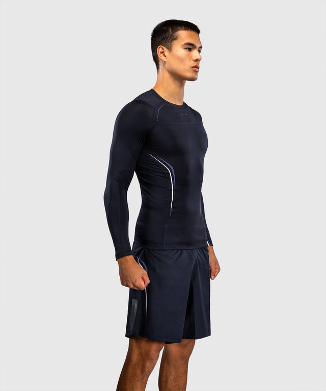 Venum Rashguard G-Core Långa ärmar – Marinblå/Vit