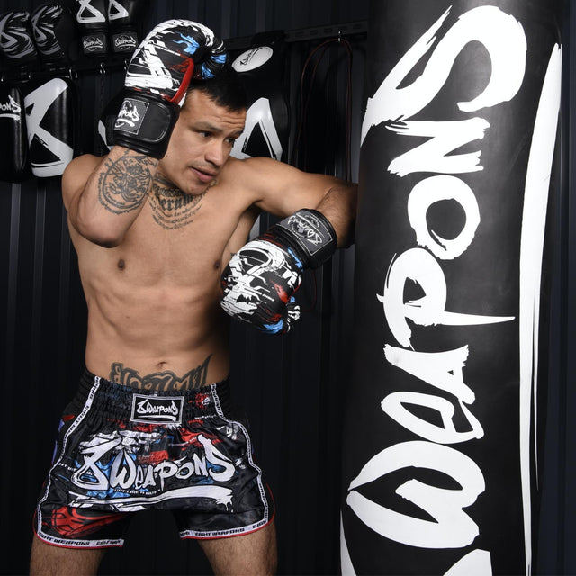 Pantaloncini Muay Thai 8 WEAPONS Cut Like A Blade 2.0 – Nero