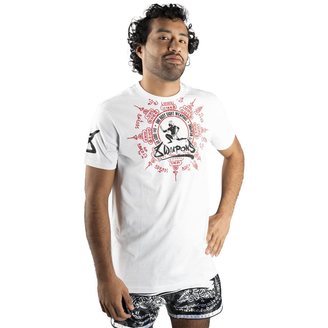 Camiseta 8 WEAPONS Eight Ways Yant – Blanco
