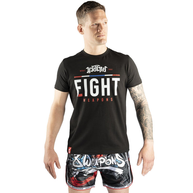 T-shirt 8 WEAPONS The Fight – Nero