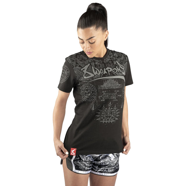 Camiseta 8 Weapons Yantra - Negro