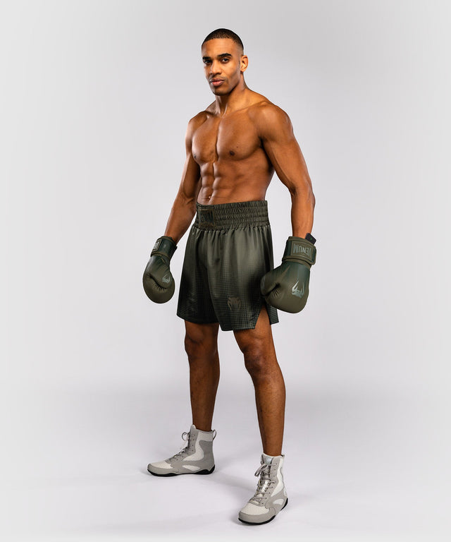 Pantalones de boxeo Venum Stealth – Caqui/Verde oscuro