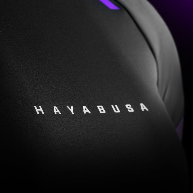Rashguard Hayabusa Pro Ranked Manga Larga Mujer – Púrpura