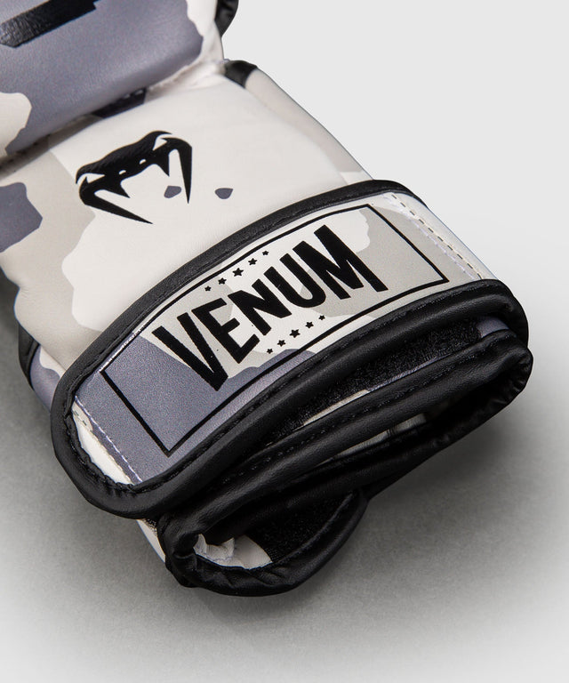 Venum MMA-Handschuhe Elite Sparring – Weiß/Grau