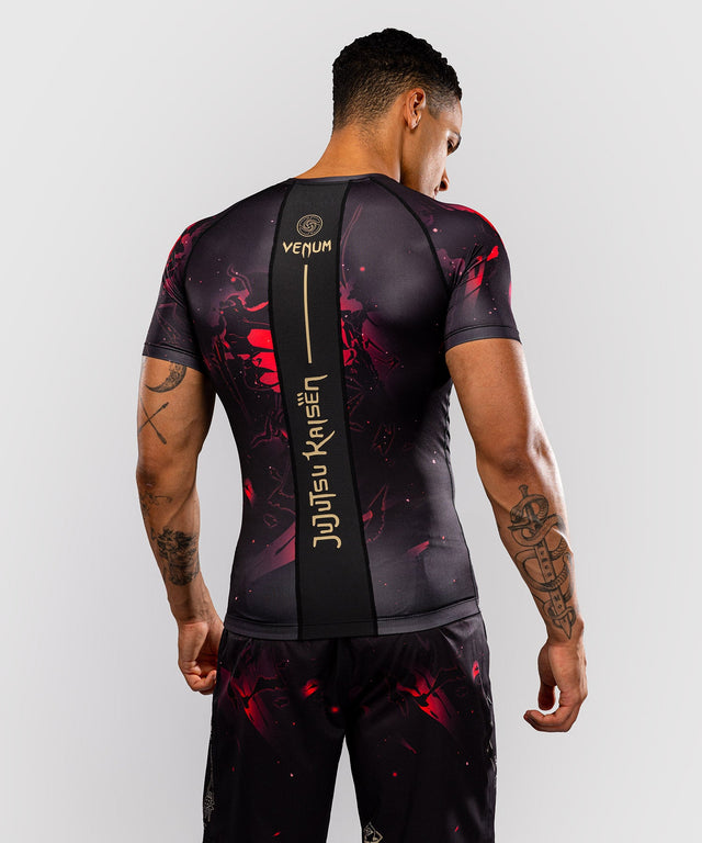 Rashguard Venum x Jujutsu Kaisen Itadori – Czarny/Czerwony