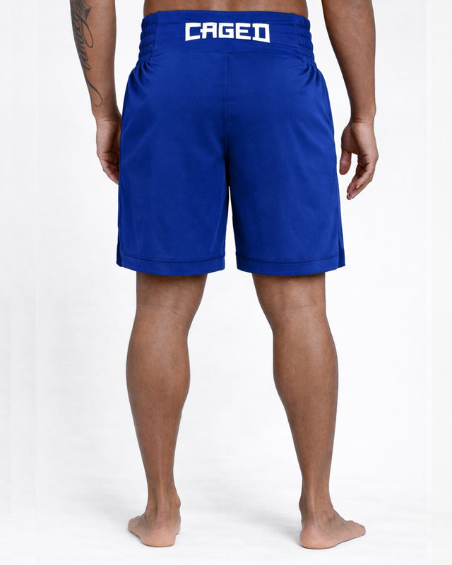 Caged Boksbroek Classic - Blauw