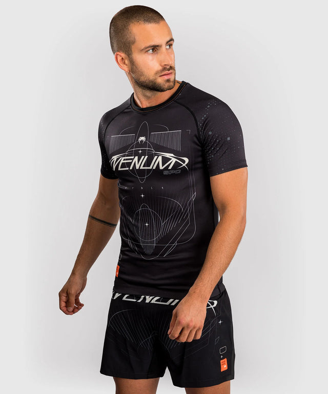 Rashguard Venum Eclipse Mangas Cortas – Negro