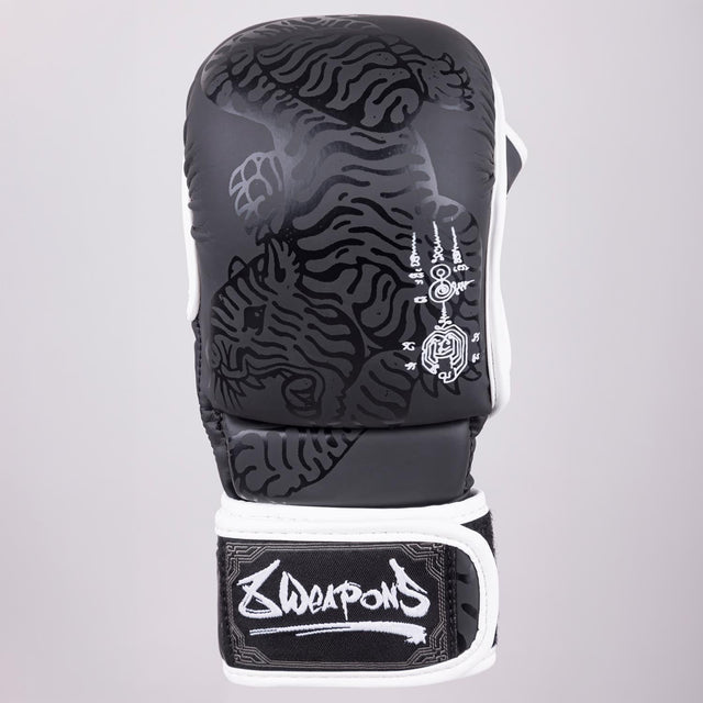 Guanti MMA 8 WEAPONS Sak Yant Big Tiger – Nero