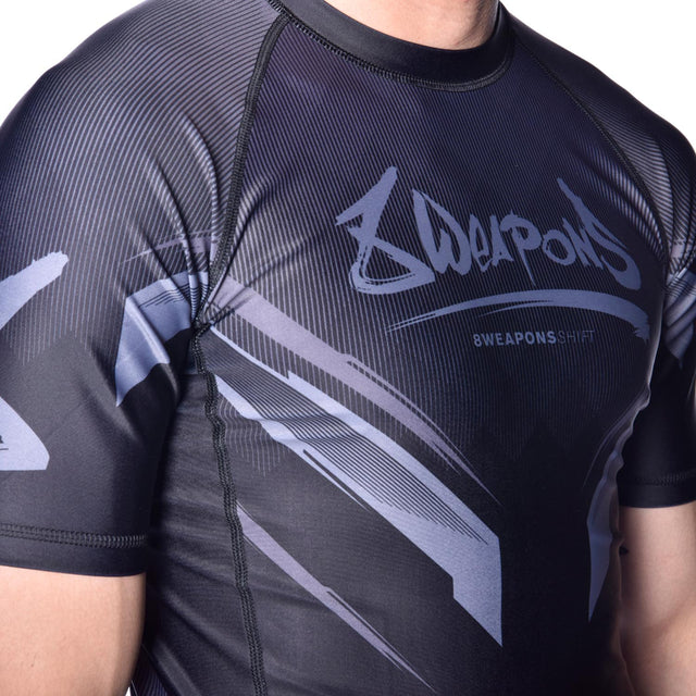 Rashguard 8 WEAPONS Shift – Preto Mate