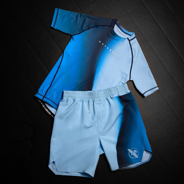 Hayabusa Rashguard Apex Nova Short Sleeve Kids - Blue