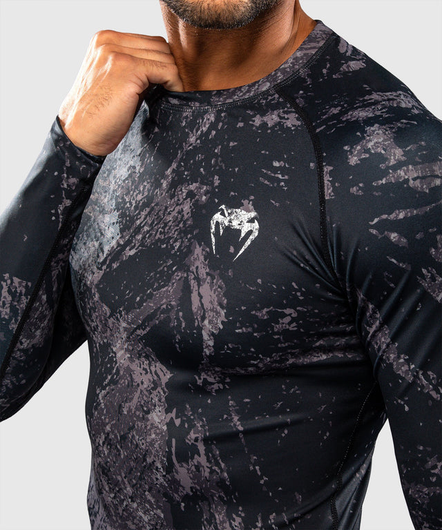 Venum Rashguard Rage & Workout Långa ärmar - Svart/Grå