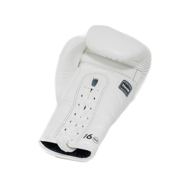 Luvas de boxe Twins BGLL3 com fecho de cordão – Branco
