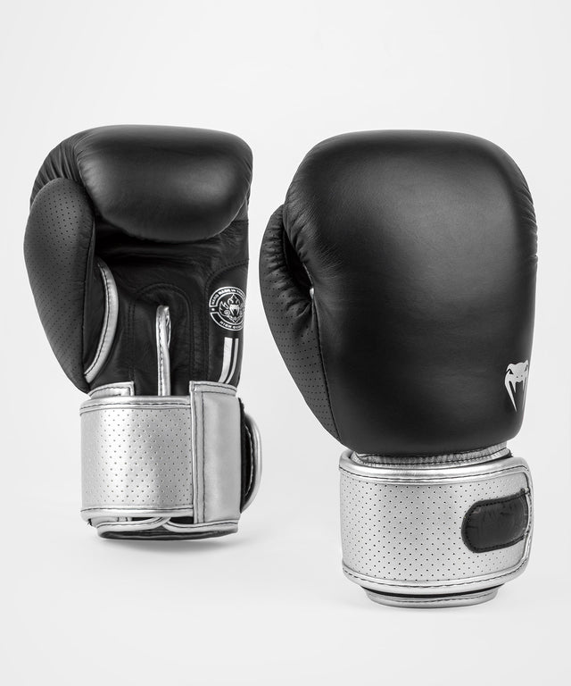 Mănuși de box Venum Power 2.0 – Negru/Argintiu