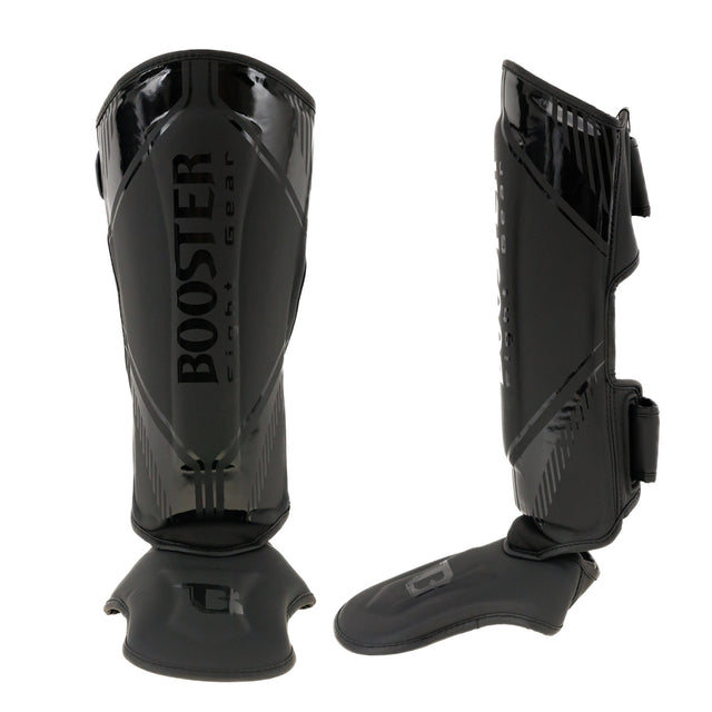 Espinilleras Booster Bangkok – Negro/Negro