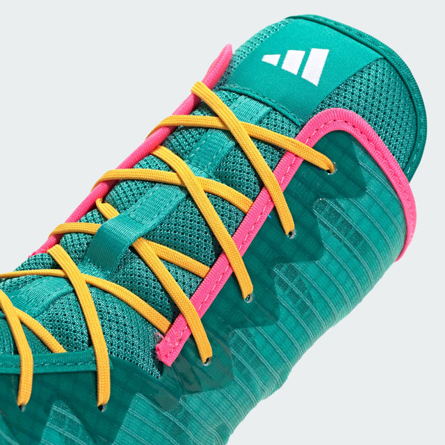 Botas de boxe Adidas Box Hog 4 – Verde/Laranja/Rosa