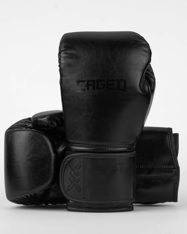 Guantes de boxeo Caged Core – Negro/Negro