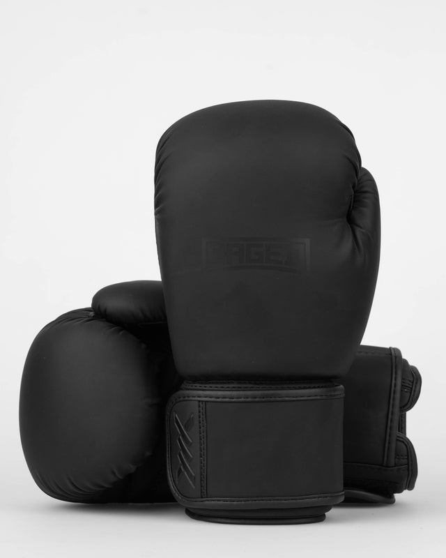 Caged Boxhandschuhe Shadow – Matt Schwarz