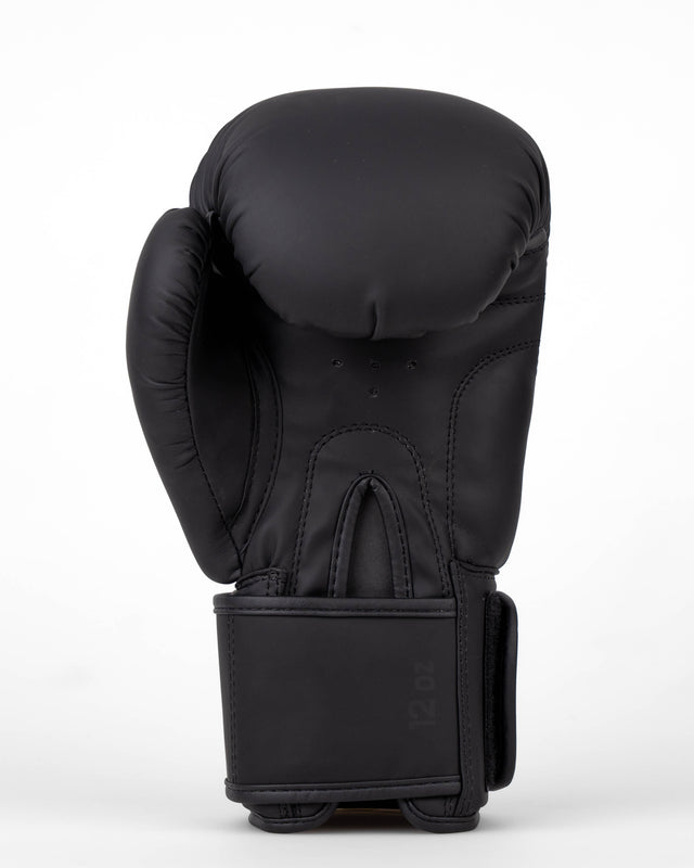 Gants de boxe Caged Shadow – Noir mat/Blanc