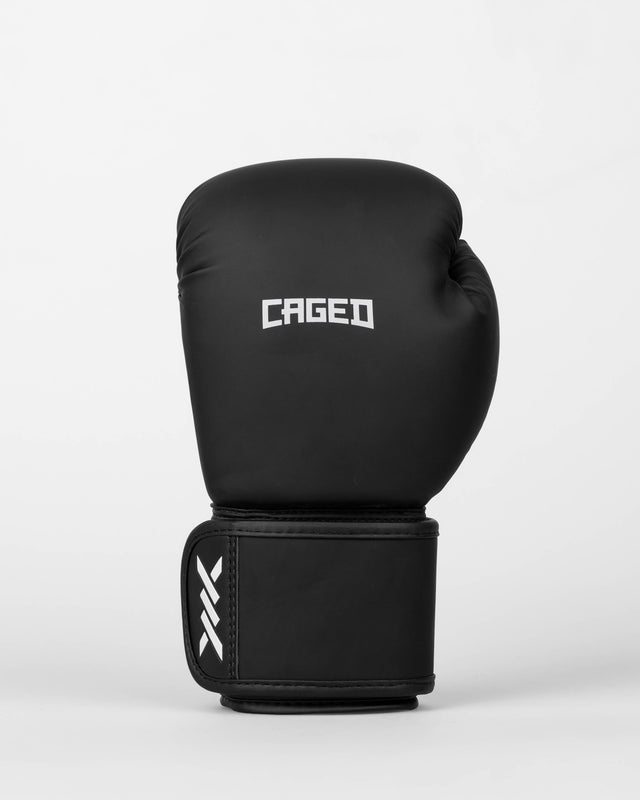 Caged Boxningshandskar Spark Barn – Matt Svart/Vit