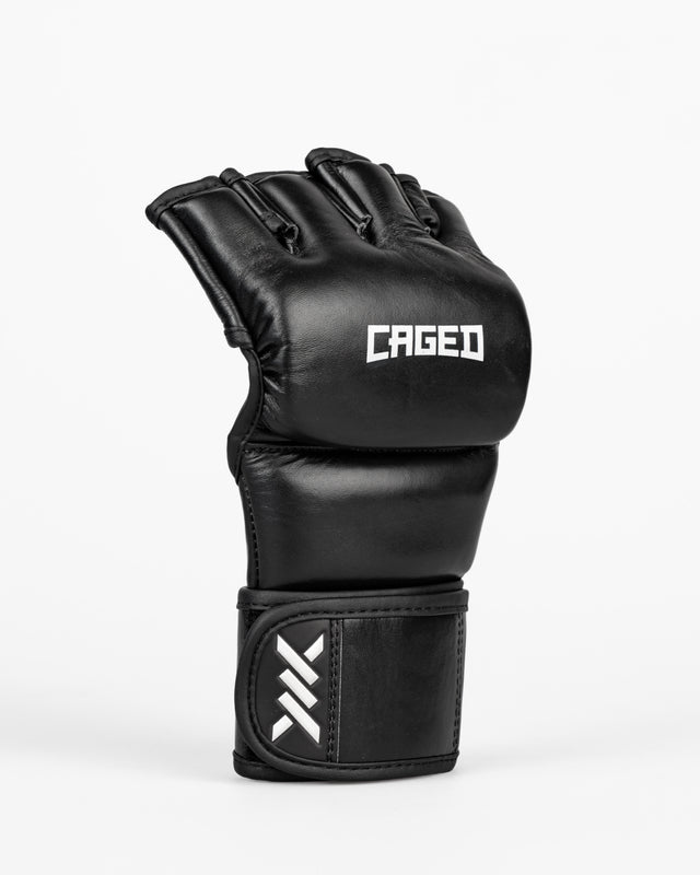 Caged MMA-handsker 'X' Series - Sort/Hvid