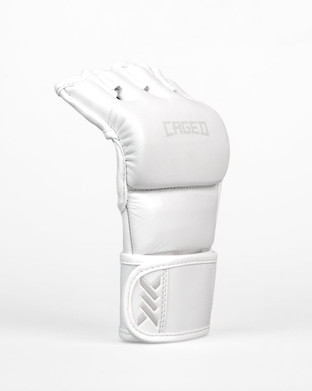 Luvas de MMA Caged 'X' Series – Branco/Branco