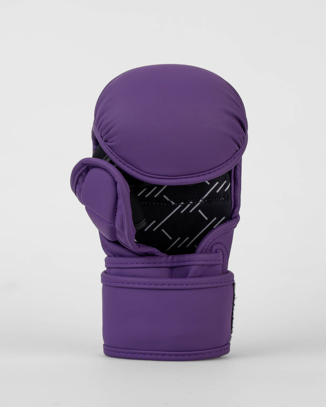 Luvas de sparring MMA Caged Shadow – Roxo/Ouro