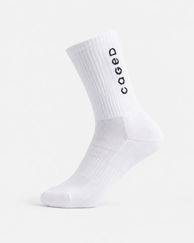 Calze Caged Performance – Bianco