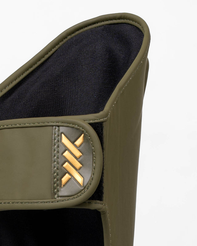 Chrániče holení Caged Spark Dětské – Khaki/Zlatá
