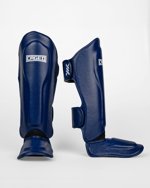 Caneleiras Caged 'X' Series – Azul-marinho/Branco