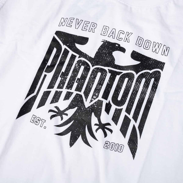 Phantom Athletics T-Shirt Germany Never Back Down – Weiß
