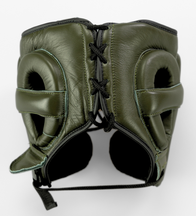 Casco de boxeo Caged 'X' Series – Caqui Verde