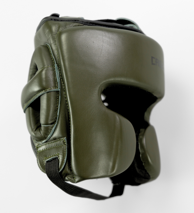 Casco de boxeo Caged 'X' Series – Caqui Verde