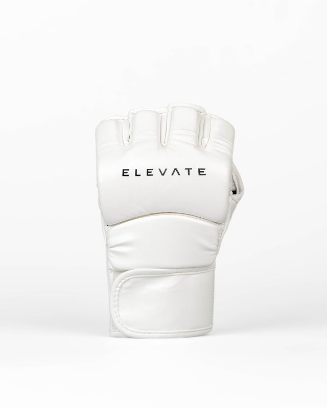 Luvas de MMA Elevate Prime – Branco/Preto