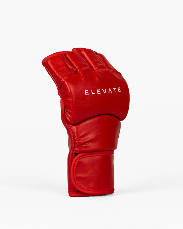 Rękawice MMA Elevate Prime – Czerwone/Białe