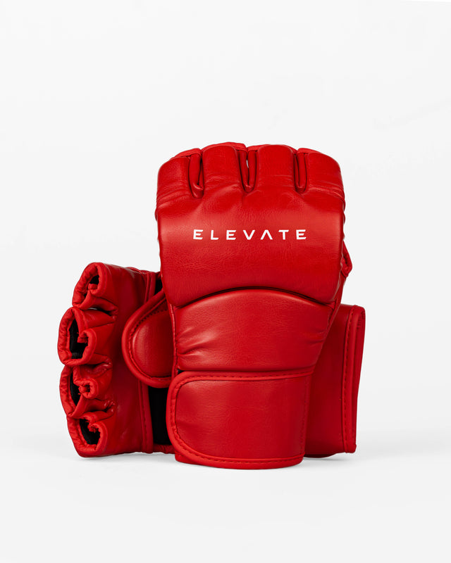 Rękawice MMA Elevate Prime – Czerwone/Białe
