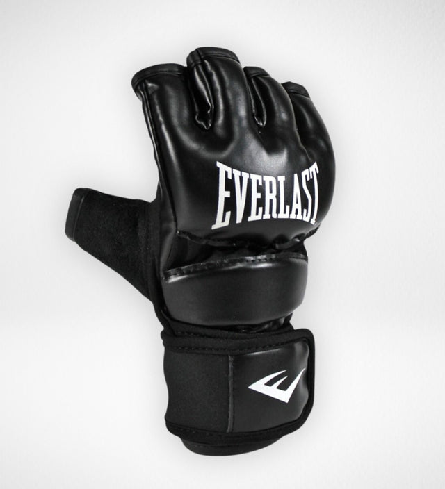 Luvas de MMA Everlast Core Everstrike – Preto/Branco