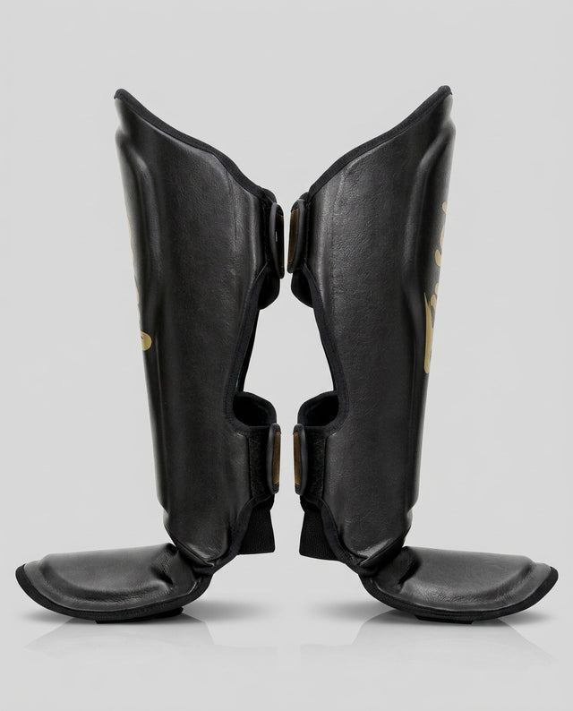 Ochraniacze na piszczele Fairtex FXB – Czarne/Złote